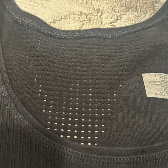 Women’s Athleta black ribbed tank size S - Picture 3 of 9